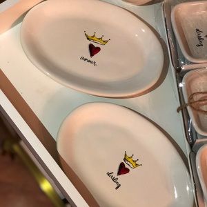 Rae Dunn Amore collection ovals